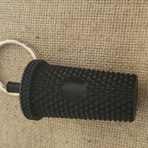 3D studded tumbler key chain